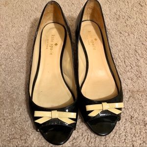 Black Kate Spade Wedges